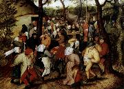 Pieter Bruegel Rustic Wedding oil painting artist